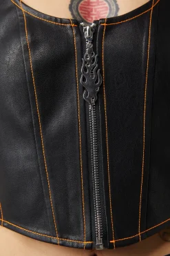 Women Dangerfield Corsets & Harnesses*Ablaze Pu Corset