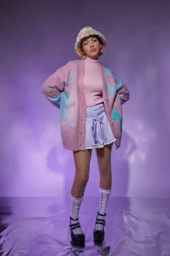 Women Dangerfield Knitwear & Cardis*Abyss Fluffy Cardi