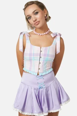 Women Dangerfield Blouses & Tops*Abyss Tartan Corset