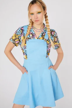 Women Dangerfield Dresses & Pinafores*Ace Bib U0026Brace Drill Pinny