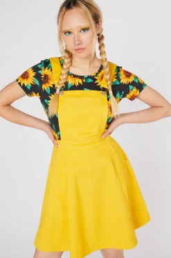 Women Dangerfield Dresses & Pinafores*Ace Bib U0026Brace Drill Pinny