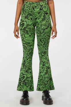 Women Dangerfield Pants & Jumpsuits*Acid Paisley Jersey Flares