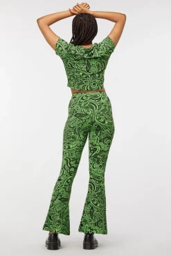 Women Dangerfield Pants & Jumpsuits*Acid Paisley Jersey Flares