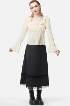 Women Dangerfield Blouses & Tops*All Of White Sheer Blouse