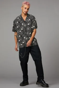 Men Black Friday Shirts & Tees*Arachnid Short Sleeve Shirt