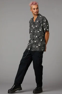 Men Black Friday Shirts & Tees*Arachnid Short Sleeve Shirt