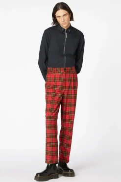 Men Dangerfield Pants & Shorts*Arcana Tartan Pleat Pant
