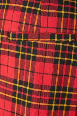 Men Dangerfield Pants & Shorts*Arcana Tartan Pleat Pant