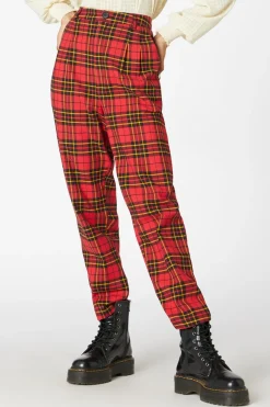 Women Dangerfield Pants & Jumpsuits*Arcana Tartan Pleated Pant