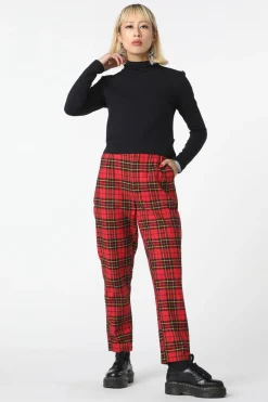 Women Dangerfield Pants & Jumpsuits*Arcana Tartan Pleated Pant
