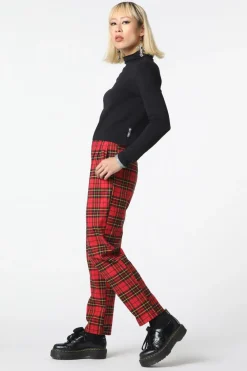 Women Dangerfield Pants & Jumpsuits*Arcana Tartan Pleated Pant