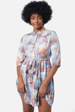 Women Dangerfield Dresses & Pinafores*Art Mural Viscose Dress