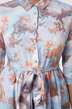 Women Dangerfield Dresses & Pinafores*Art Mural Viscose Dress