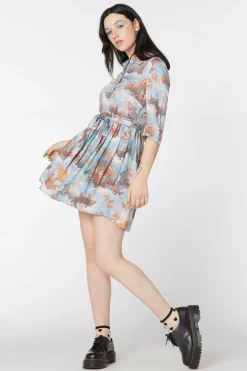 Women Dangerfield Dresses & Pinafores*Art Mural Viscose Dress