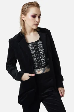 Women Dangerfield Jackets & Coats*At The Alter Velvet Blazer