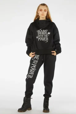 Women Black Friday Knitwear & Cardis*Babe With The Power Hoodie