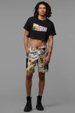 Men Black Friday Shirts & Tees*Back Alley Boxy Crop Tee