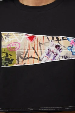 Men Black Friday Shirts & Tees*Back Alley Boxy Crop Tee