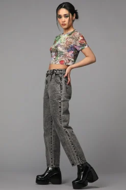 Women Black Friday Blouses & Tops*Back Alley Mesh Tee