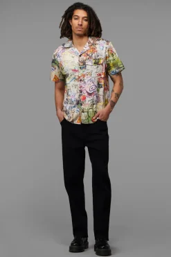 Men Black Friday Shirts & Tees*Back Alley Short Sleeve Shirt