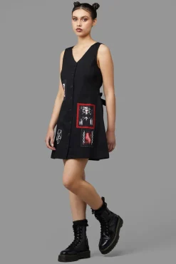 Women Black Friday Dresses & Pinafores*Baphomet Pinafore