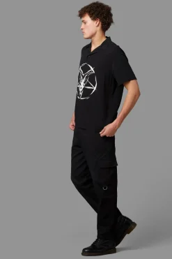 Men Black Friday Shirts & Tees*Baphomet Short Sleeve Shirt