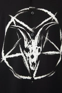 Men Black Friday Shirts & Tees*Baphomet Short Sleeve Shirt