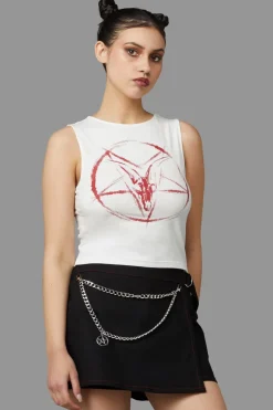 Women Black Friday Blouses & Tops*Baphomet Tank