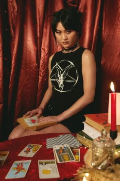 Women Black Friday Blouses & Tops*Baphomet Tank