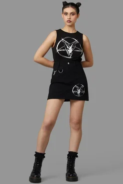 Women Black Friday Blouses & Tops*Baphomet Tank