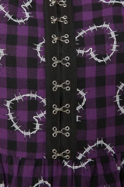 Women Dangerfield Dresses & Pinafores*Barbed Heart Check Dress