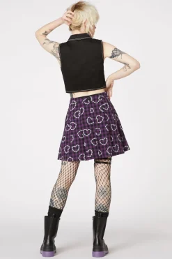 Women Dangerfield Skirts & Skorts*Barbed Heart Check Skirt