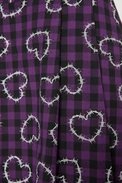 Women Dangerfield Skirts & Skorts*Barbed Heart Check Skirt