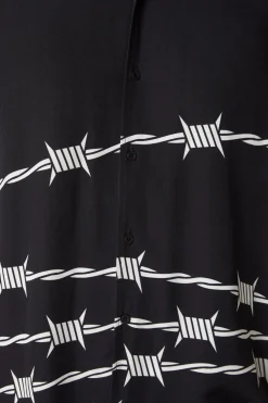 Men Dangerfield Shirts & Tees*Barbed Wire Border Ss Shirt