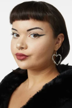 Accessories Dangerfield Jewellery*Barbed Wire Heart Earrings