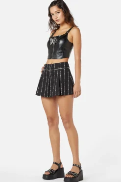 Women Dangerfield Skirts & Skorts*Barbed Wire Inverted Pleat Skort