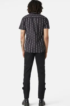 Men Dangerfield Shirts & Tees*Barbed Wire Short Sleeve Shirt