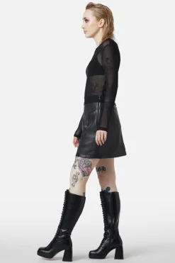 Women Dangerfield Blouses & Tops*Basic Mesh Long Sleeve Top