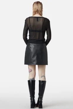 Women Dangerfield Blouses & Tops*Basic Mesh Long Sleeve Top