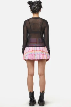 Women Dangerfield Blouses & Tops*Basic Mesh Long Sleeve Top