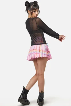 Women Dangerfield Blouses & Tops*Basic Mesh Long Sleeve Top