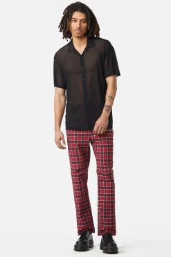 Men Dangerfield Shirts & Tees*Basic Mesh Short Sleeve Shirt