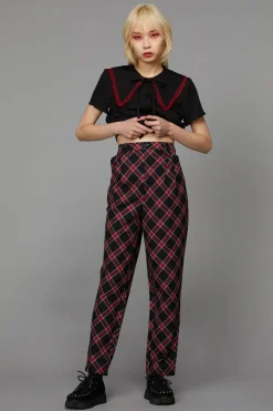 Women Black Friday Pants & Jumpsuits*Batty Goth Tartan Pant
