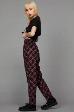 Women Black Friday Pants & Jumpsuits*Batty Goth Tartan Pant
