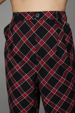 Women Black Friday Pants & Jumpsuits*Batty Goth Tartan Pant