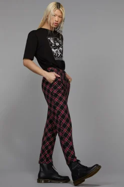 Women Black Friday Pants & Jumpsuits*Batty Goth Tartan Pant