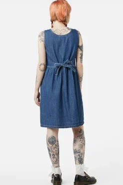 Women Dangerfield Dresses & Pinafores*Berry Kitty Denim Pinafore