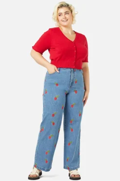 Women Princess Highway Pants & Jumpsuits*Berry Sweet Emb Jean