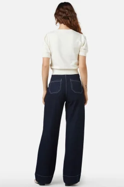 Women Princess Highway Blouses & Tops*Berry Sweet Emb Knit Top