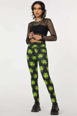 Women Dangerfield Pants & Jumpsuits*Biohazard Print Legging
